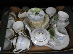 Oriental Part Tea Set