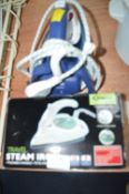 Tefal Iron and a Travel Steam Iron