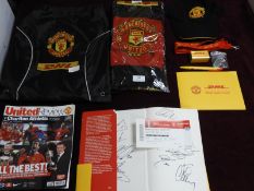 Manchester United Football Memorabilia; Sponsored