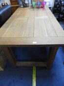 Oak Refectory Style Table