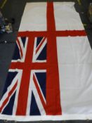 Harbour Royal Navy White Ensign ~5ft x8ft