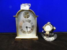 Carriage Clock and Divers Helmet Clock