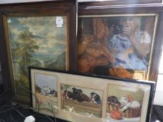 Vintage Framed Pictures and Prints