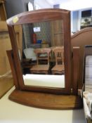 Pine Framed Dressing Table Mirror