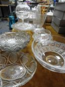 Vintage Glass Serving Bowl, Vases, etc.