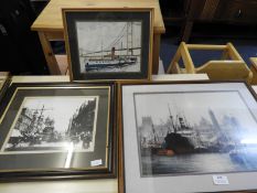 Jack Rigg Hull Shipping Print plus Two Hull Pictur