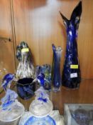 Decorative Glass Vases etc.