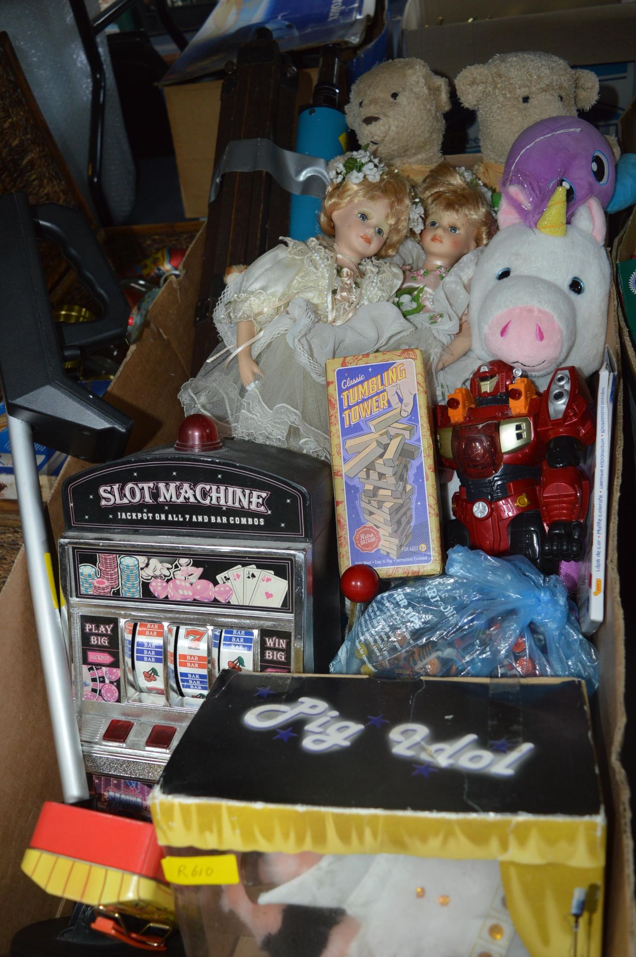 Children's Toys, Games, Dolls, Slot Machine, Metal