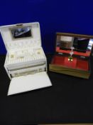 Two Jewellery Boxes Including One Musical