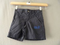 Child's Sun Shorts in Night Blue