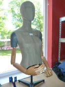 *Female Mannequin Torso with Moveable Fingers and