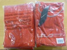 *10 Sub Dual Men's Short Sleeve Tops in Red Size: L