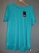 *Sierra T-Shirt in Aquamarine Size: XXL