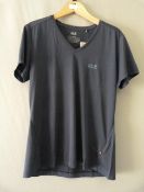 *Cross Trail Women's T-Shirt in Midnight Blue Size