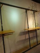 *Adjustable Steel Frame Clothes Display Rack 2.4m high x 2.8m wide