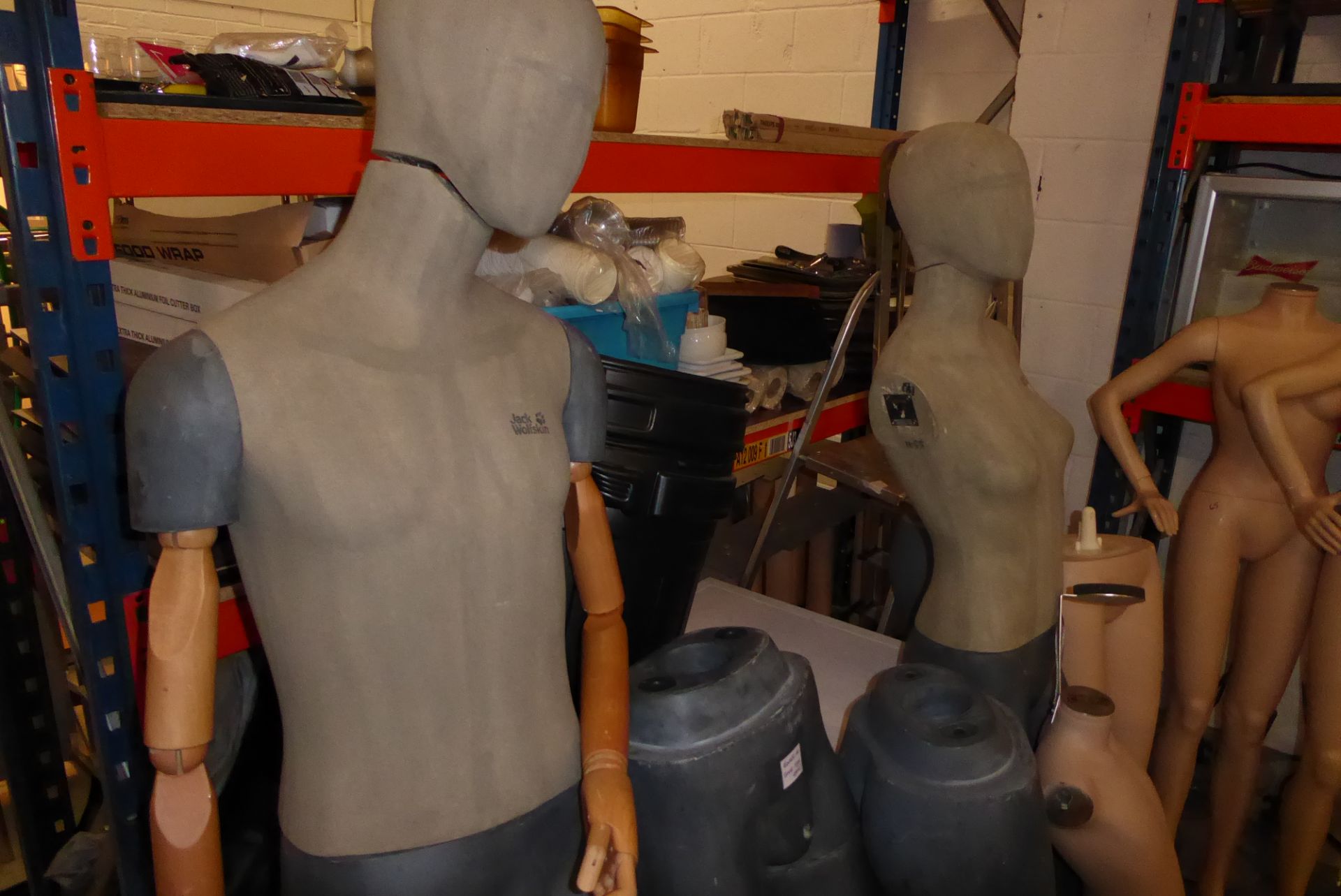 * Mannequin selection; 1x male, 1x child, plus 4 legs, partial female and other parts. - Image 2 of 3