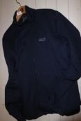 * large blue men's fleece zip up