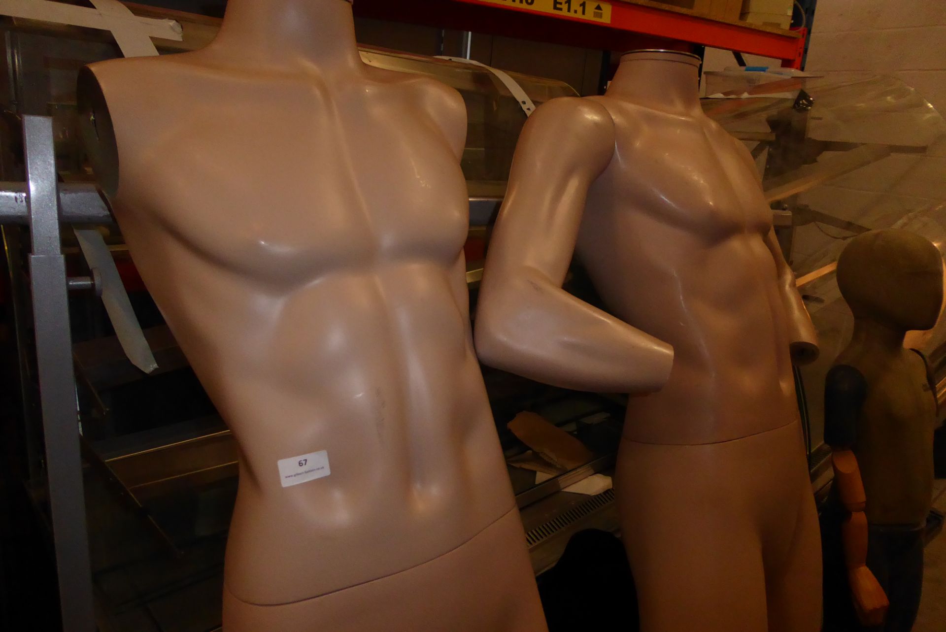 * 2x Male mannequins - Image 2 of 2