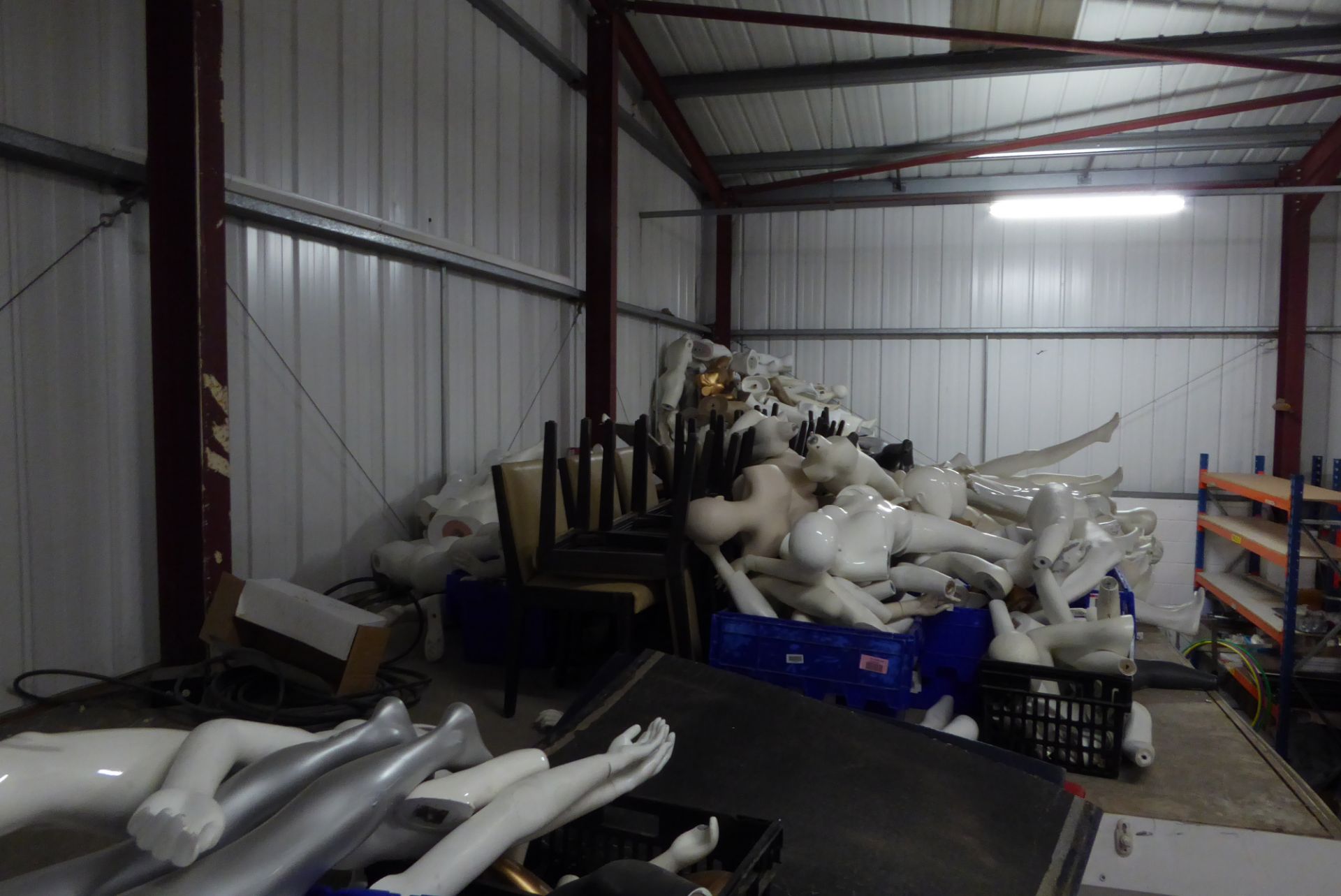 * huge quantity of approx. 100 mannequin bodies along with 100s of parts all sizes and styles. - Image 2 of 5