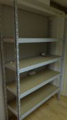 * store room racking - 4 shelves - 1300w x 430d x 1970h