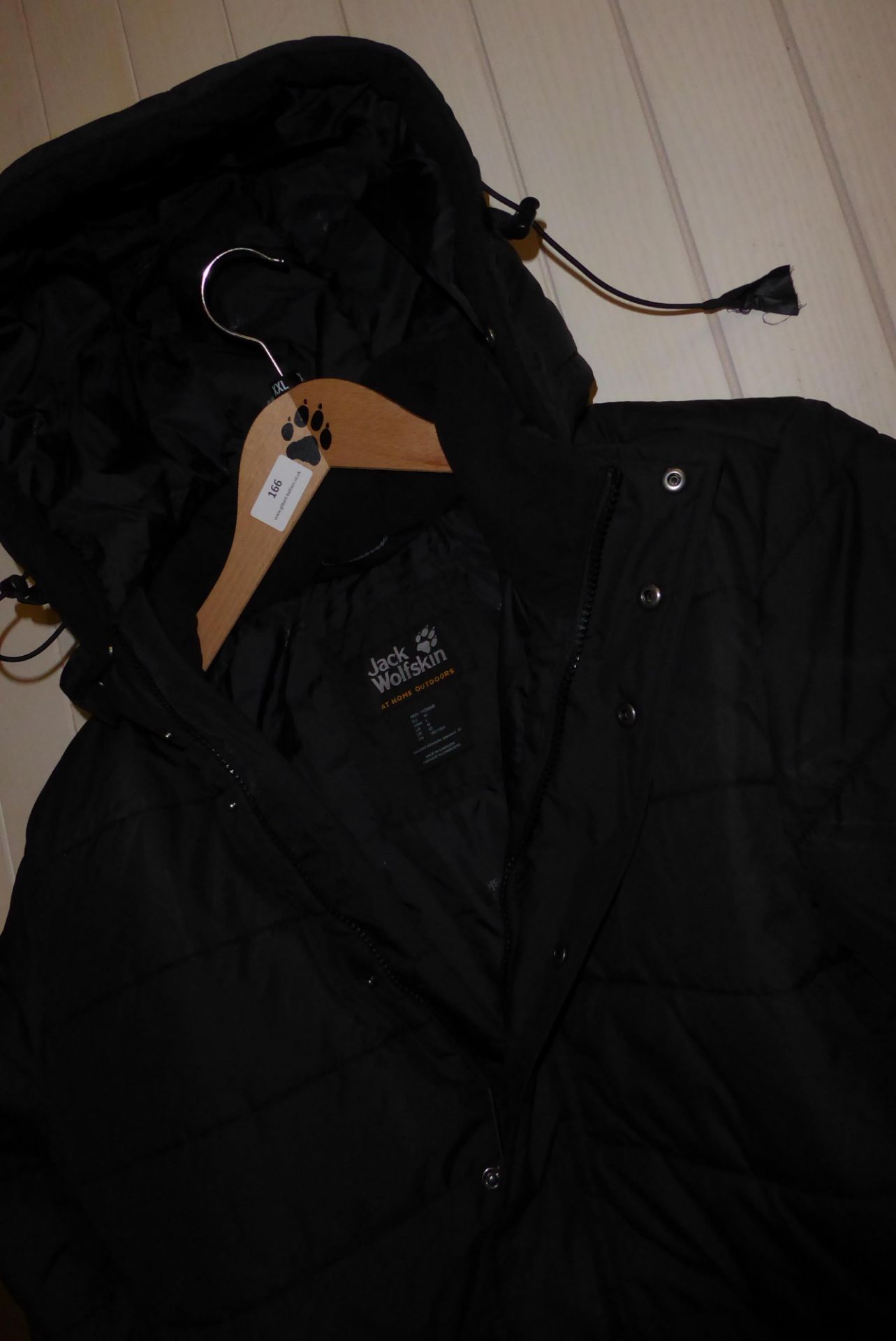 * men's medium black puffer jacket - returns - Image 3 of 3