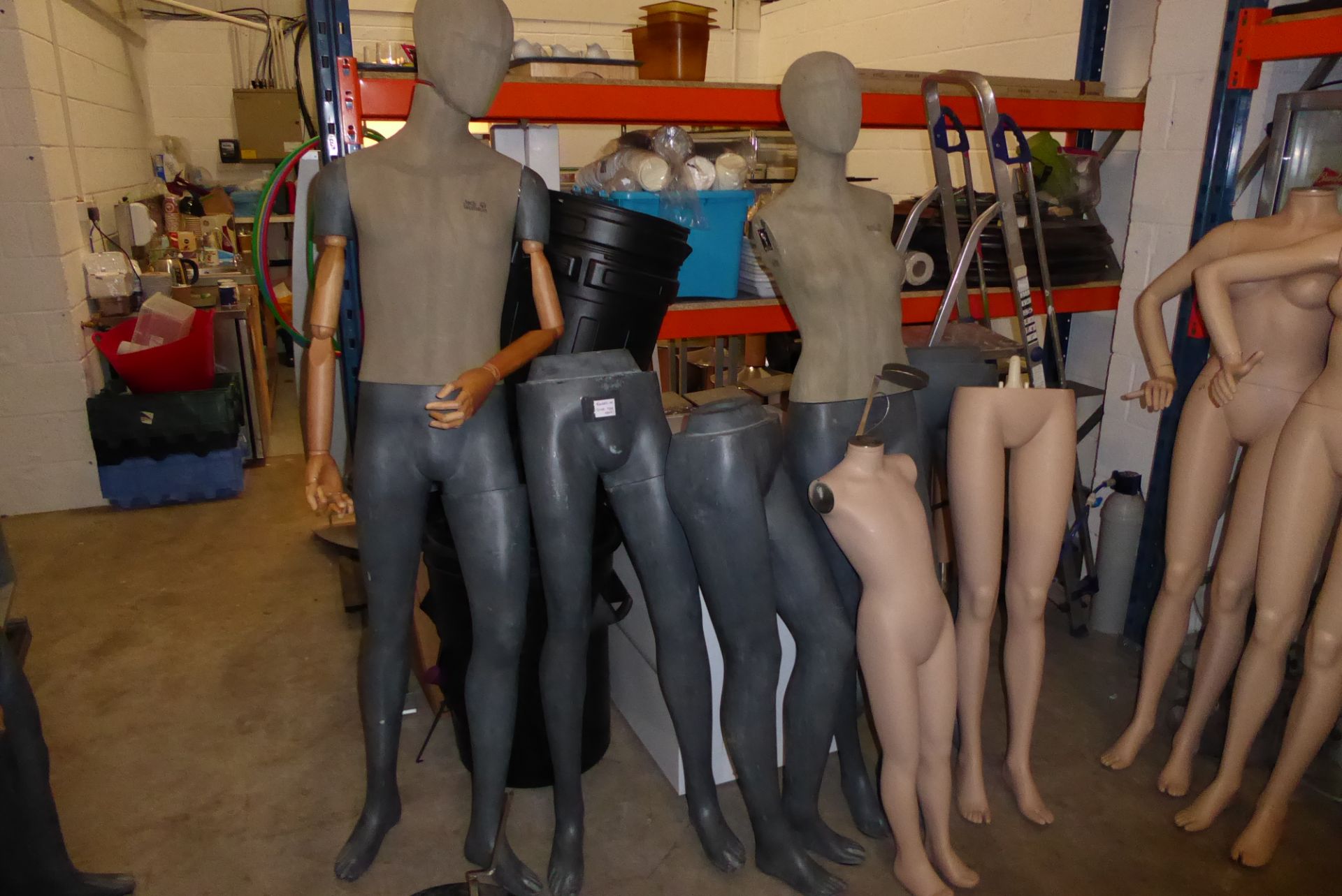 * Mannequin selection; 1x male, 1x child, plus 4 legs, partial female and other parts.
