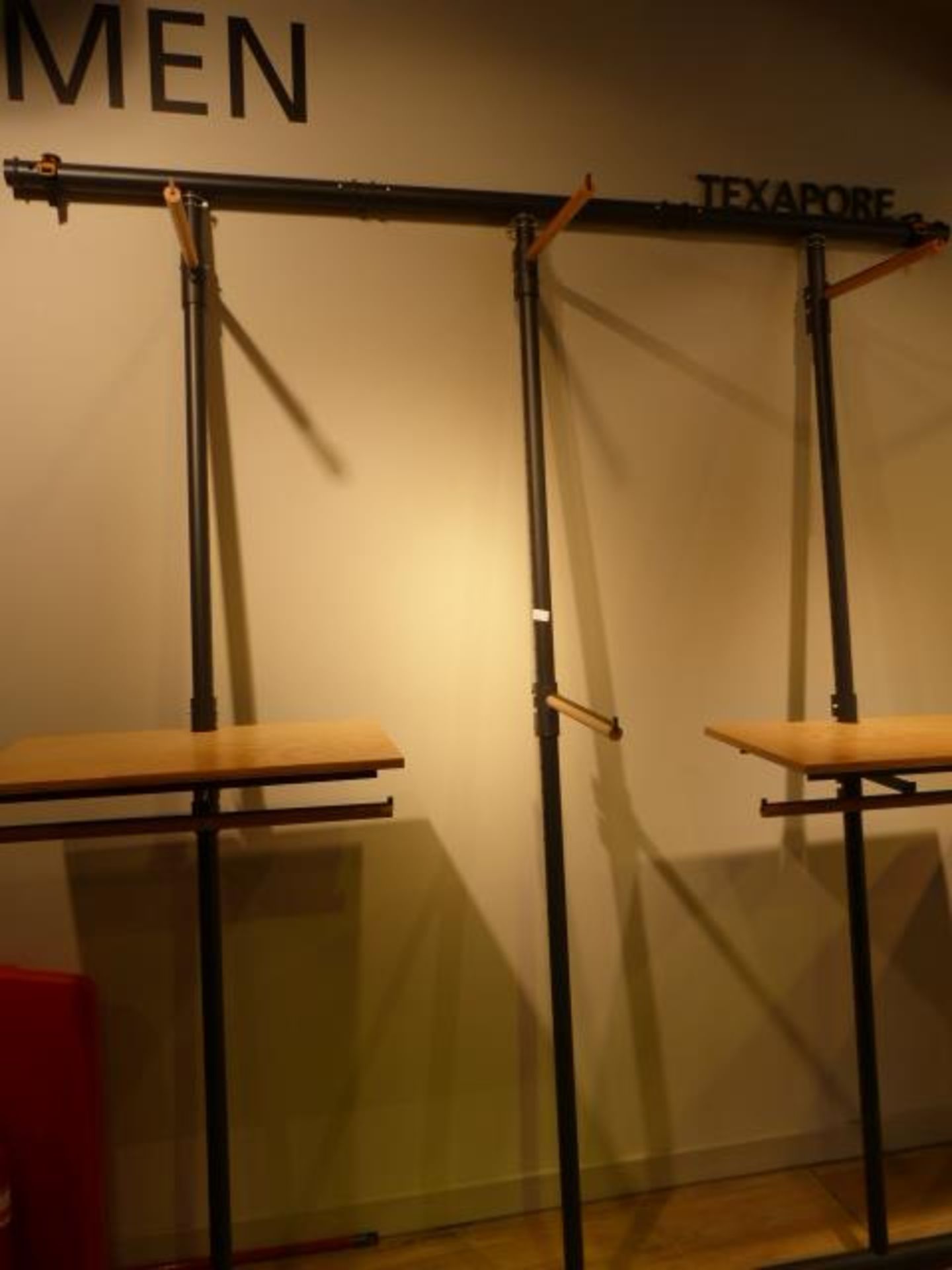*Adjustable Steel Frame Clothes Stand 2.4m high x 2.1m wide
