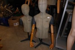 * 2 x upper body mannequins (1x female and 1x child ) with stands - very high quality.