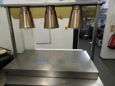 *Three Lamp Heated Servery Unit