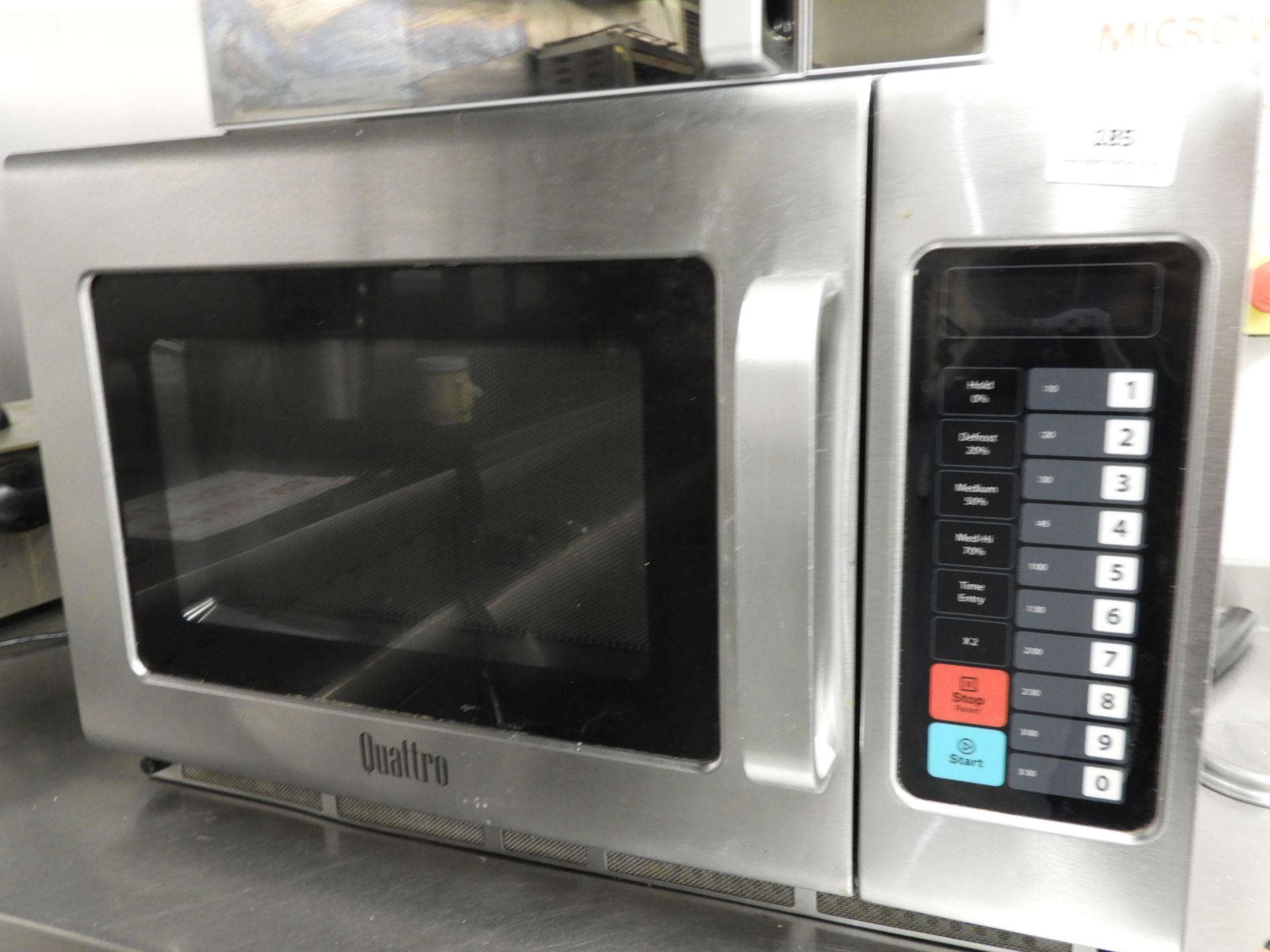 *Quattro Stainless Steel Commercial Microwave Oven
