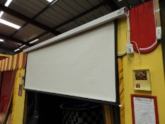 *Electric Projector Screen 9ft wide x 5ft high