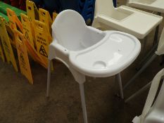 *Children's White High Chair