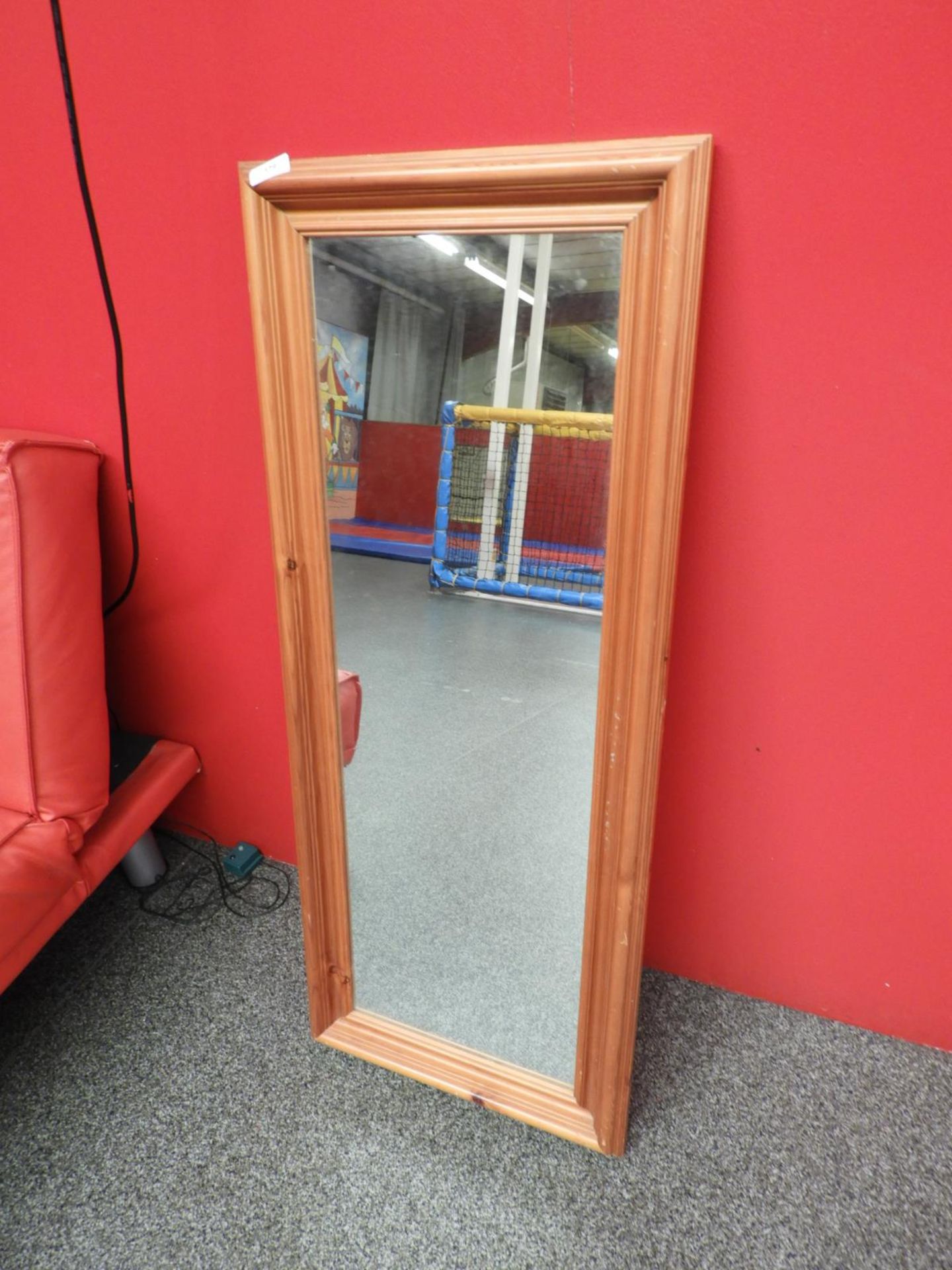 *Pine Framed Oblong Mirror