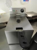 *Chef-Hub EF8L Countertop Single Basket Electric Fryer