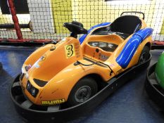 *Orange Coin Operated Battery Powered Indoor Go Kart