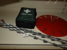 *Clip Hangers, First Aid Kits and a Red Wall Clock