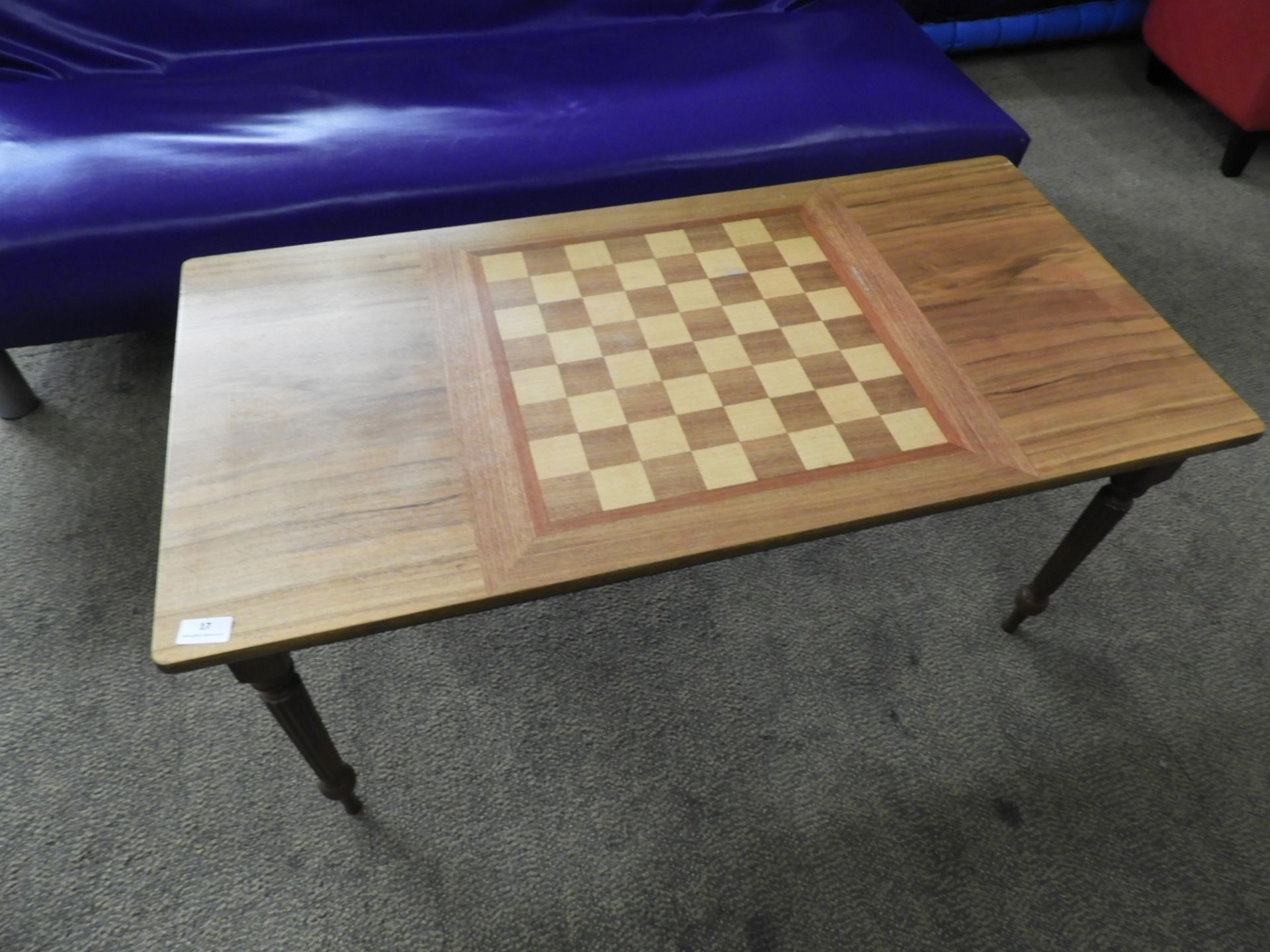 *Occasional Table with Chessboard Top