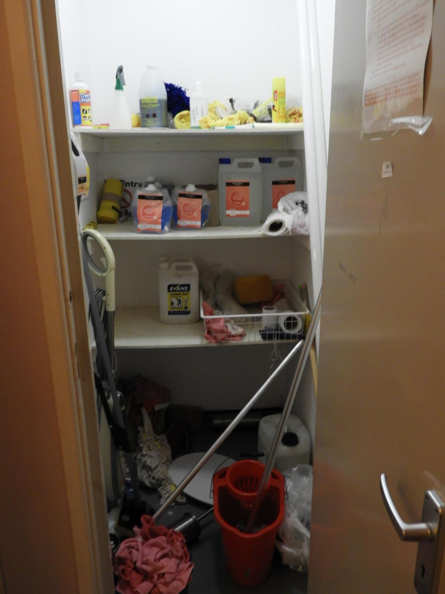 *Contents of the Janitors Cupboard