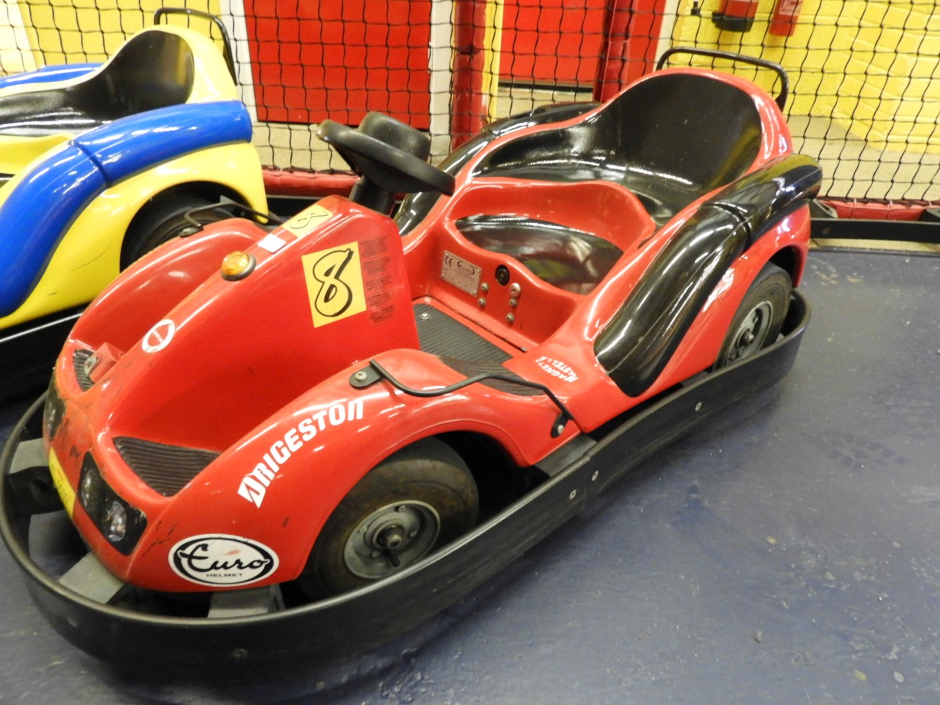 *Red Coin Operated Battery Powered Indoor Go Kart