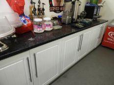 *Run of Kitchen Units with Simulated Granite Work Surface