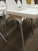 *Children's Ikea White High Chair