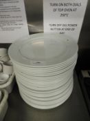 *Twenty-Eight 12" White Plates