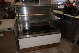 * Glass heated display unit/ grab and go 1200 x 720 x 1300