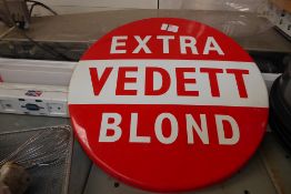 * Circular VEDETT sign 400 diameter