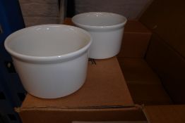 * box of 12 souffle dishes 12 oz