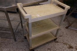 * 3 tier Rubbermaid catering trolley 700 x 450 x 950