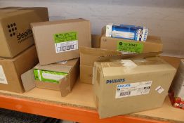* Large quantity of new boxed bulbs and lamps