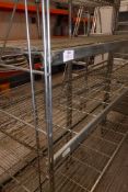 * 6 tier wire mesh shelf storage unit 1500 x 500 x 1900