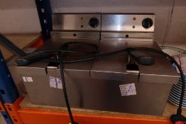 * Lincat Double tabletop fryer IP21B