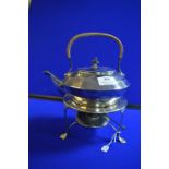 Silver Plate Spirit Kettle